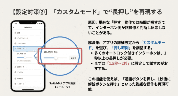 カスタムモード