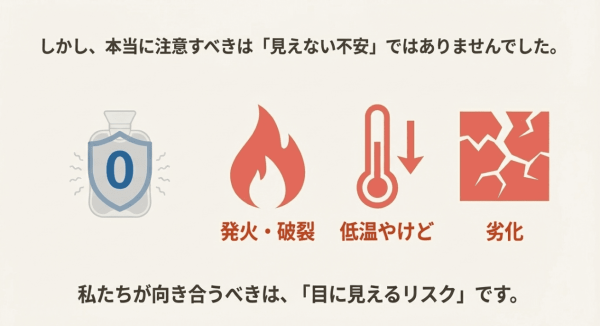 見えるリスクこと注意すべき