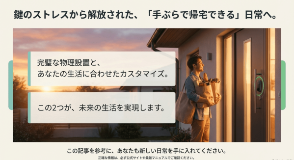 スイッチボットのスマートロックの設定まとめ