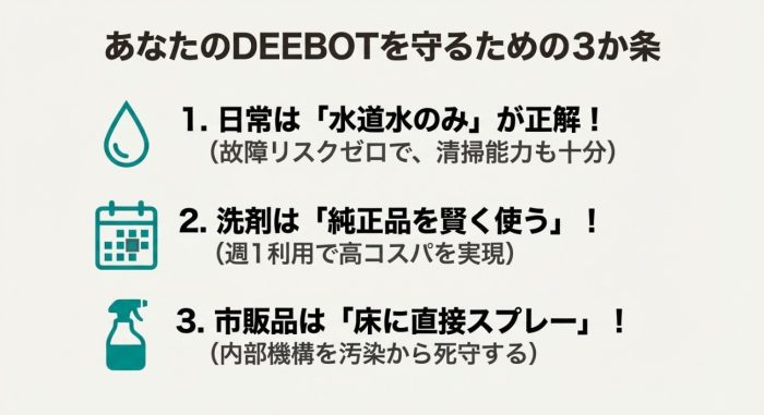 エコバックスの洗浄液の代用品まとめ