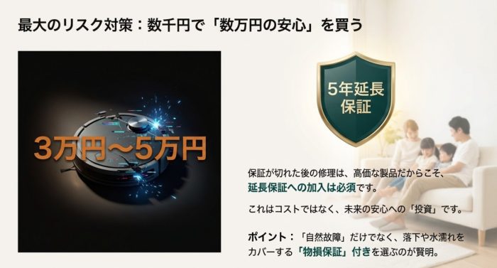 上位機種なら保証加入もあり