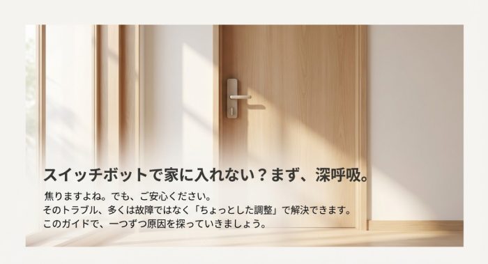 スイッチボットでロックが回らない