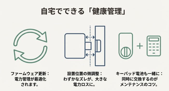 キーパッドとの位置のずれ