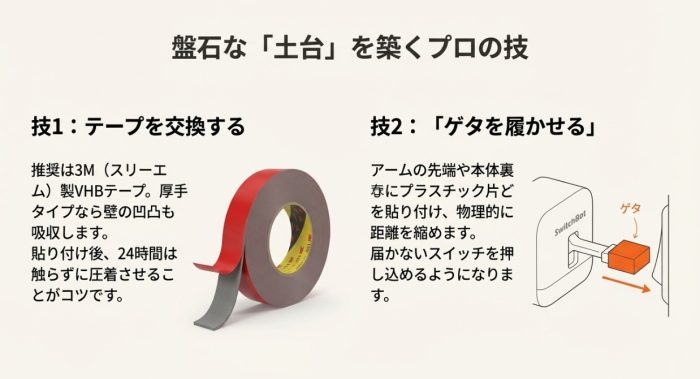 下駄を履かせて土台をしっかり