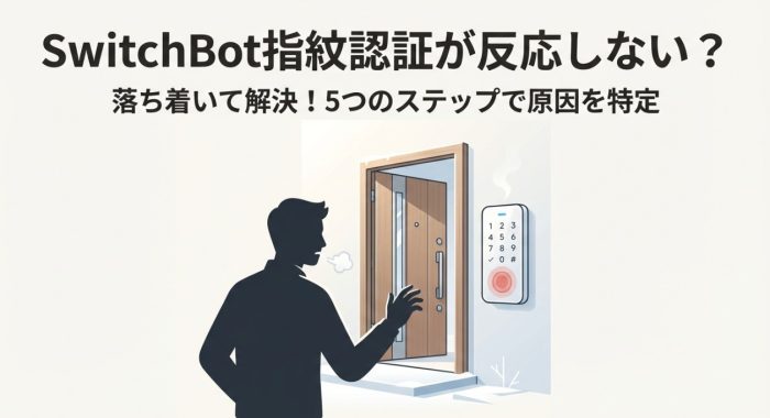 Switch Botの指紋認証が反応しない