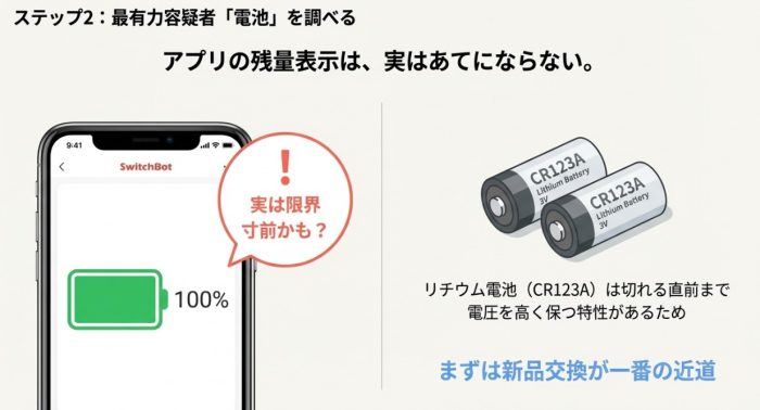 電池残量の問題
