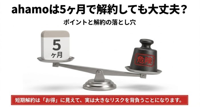 Ahamo A 5ヶ月維持したほうがいいの