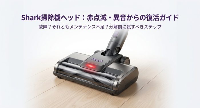 シャーク掃除機のヘッド分解