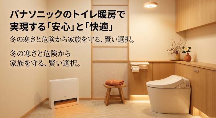 パナソニックの人感センサー付きトイレ暖房はどれが正解？おすすめ