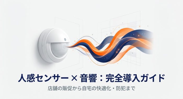 人感センサーで音楽が流れる