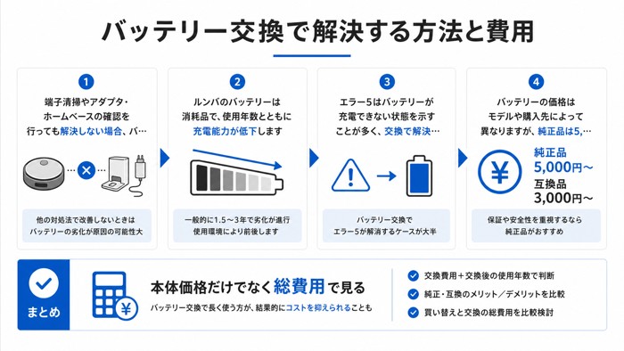 バッテリー交換で解決する方法と費用