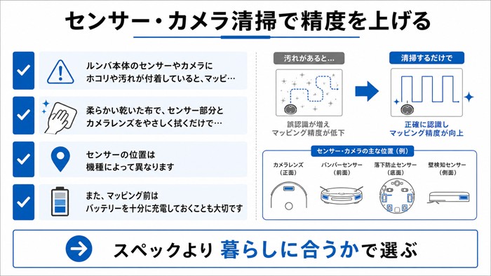 センサー・カメラ清掃で精度を上げる
